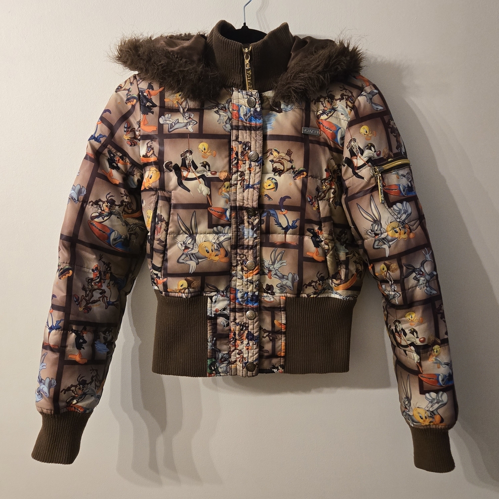 Lot29 Looney Tunes Y2K Puffer Jacket